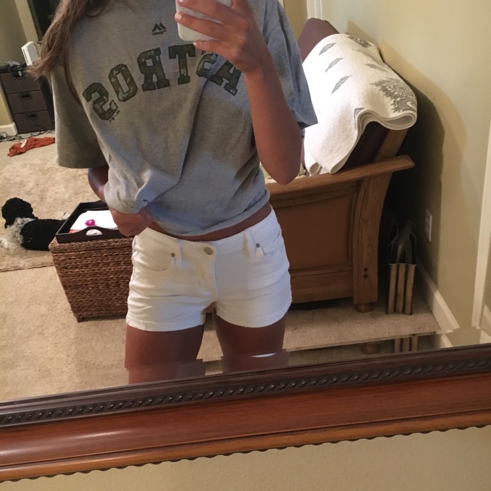 White tillys shorts